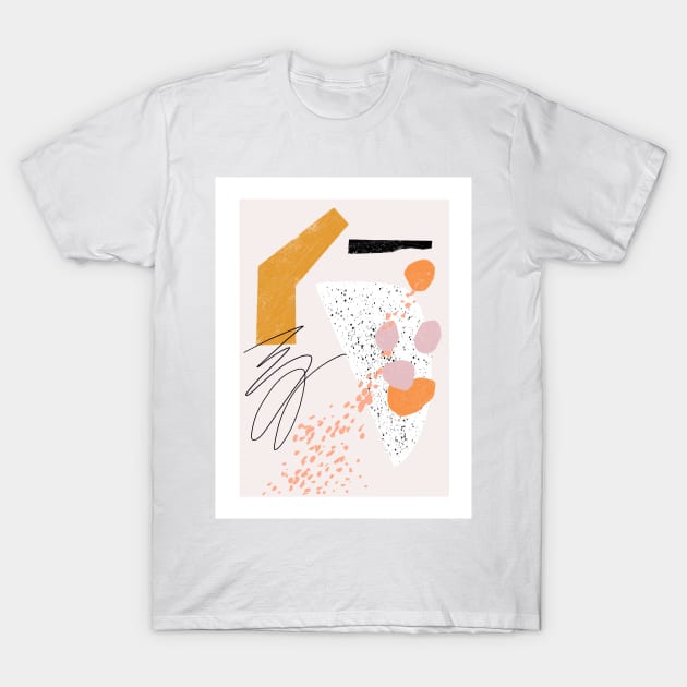 September Abstract T-Shirt by Megan Roy